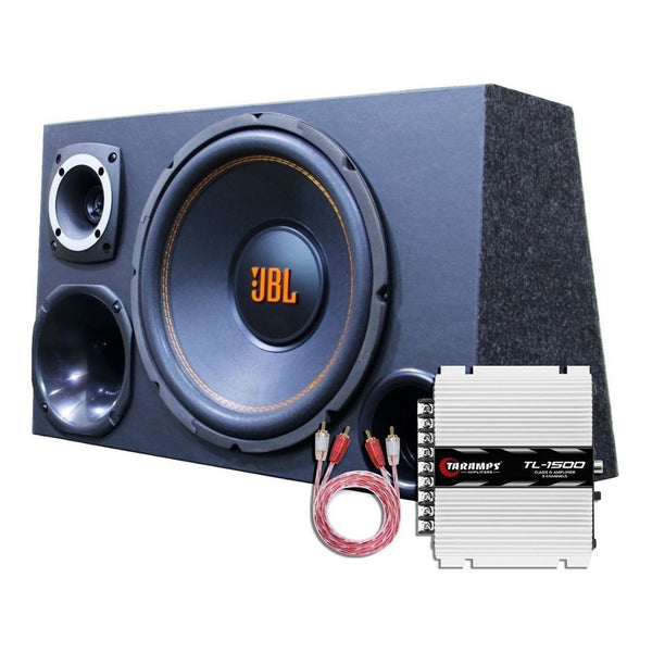 Caixa Trio Completa Jbl Selenium 12 Polegadas + Modulo Tl-1500