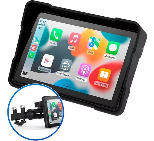 Multimidia Para Moto Carplay Android Auto Sem Fio Bluetooth